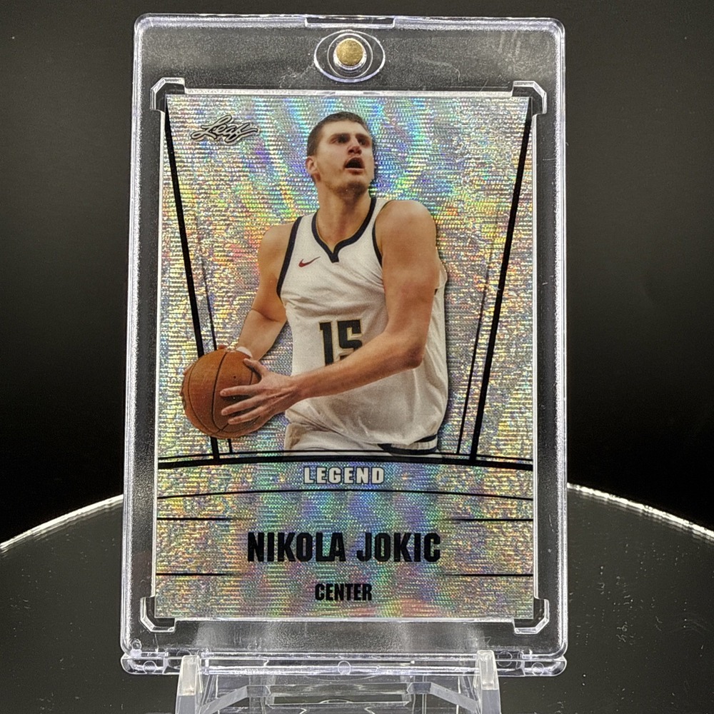 2023 Leaf Special Release Nikola Jokic Metal Legend Silver‎ /25 RARE mint